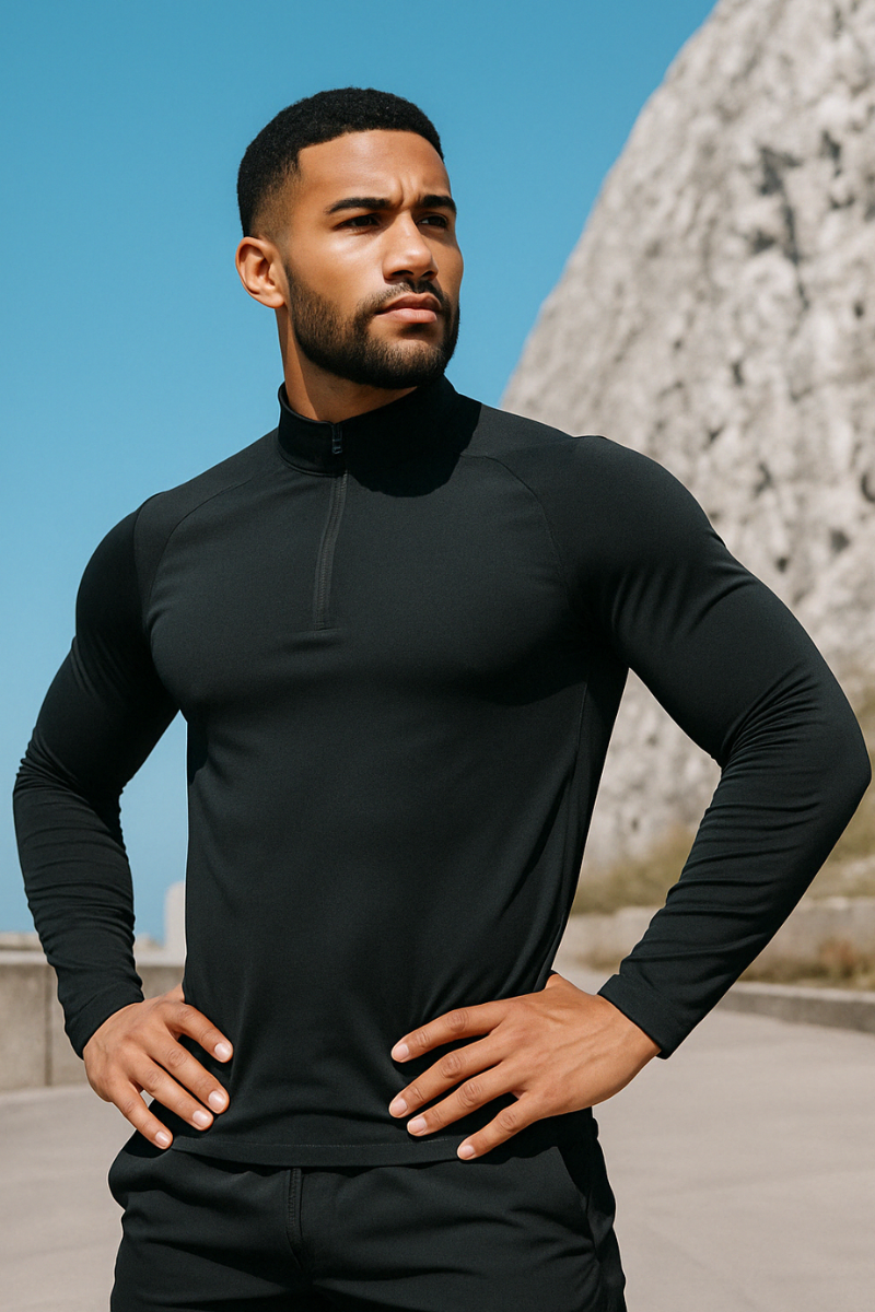 SHARP ACTIVE HALF-ZIP