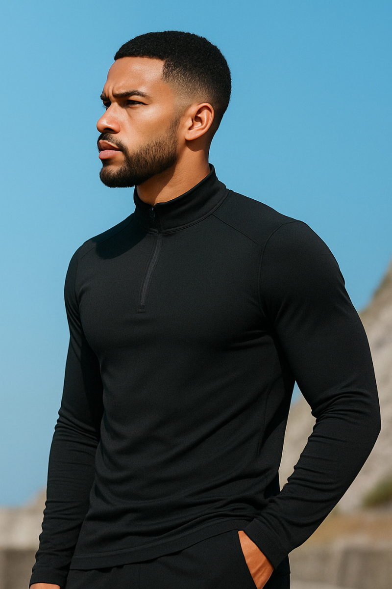 SHARP ACTIVE HALF-ZIP