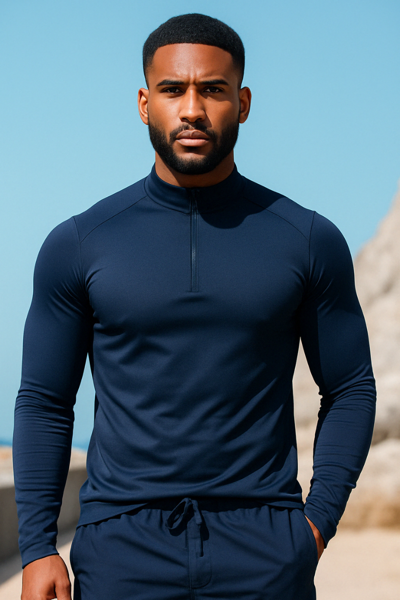 SHARP ACTIVE HALF-ZIP